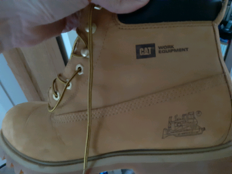 mens caterpillar boots size 12